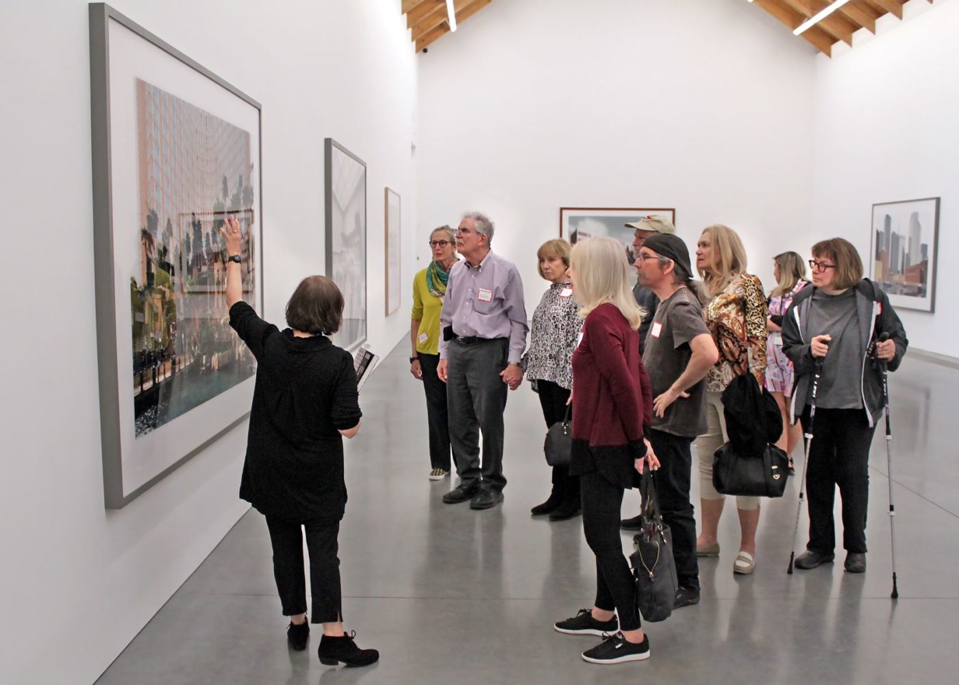 People in a Gallery